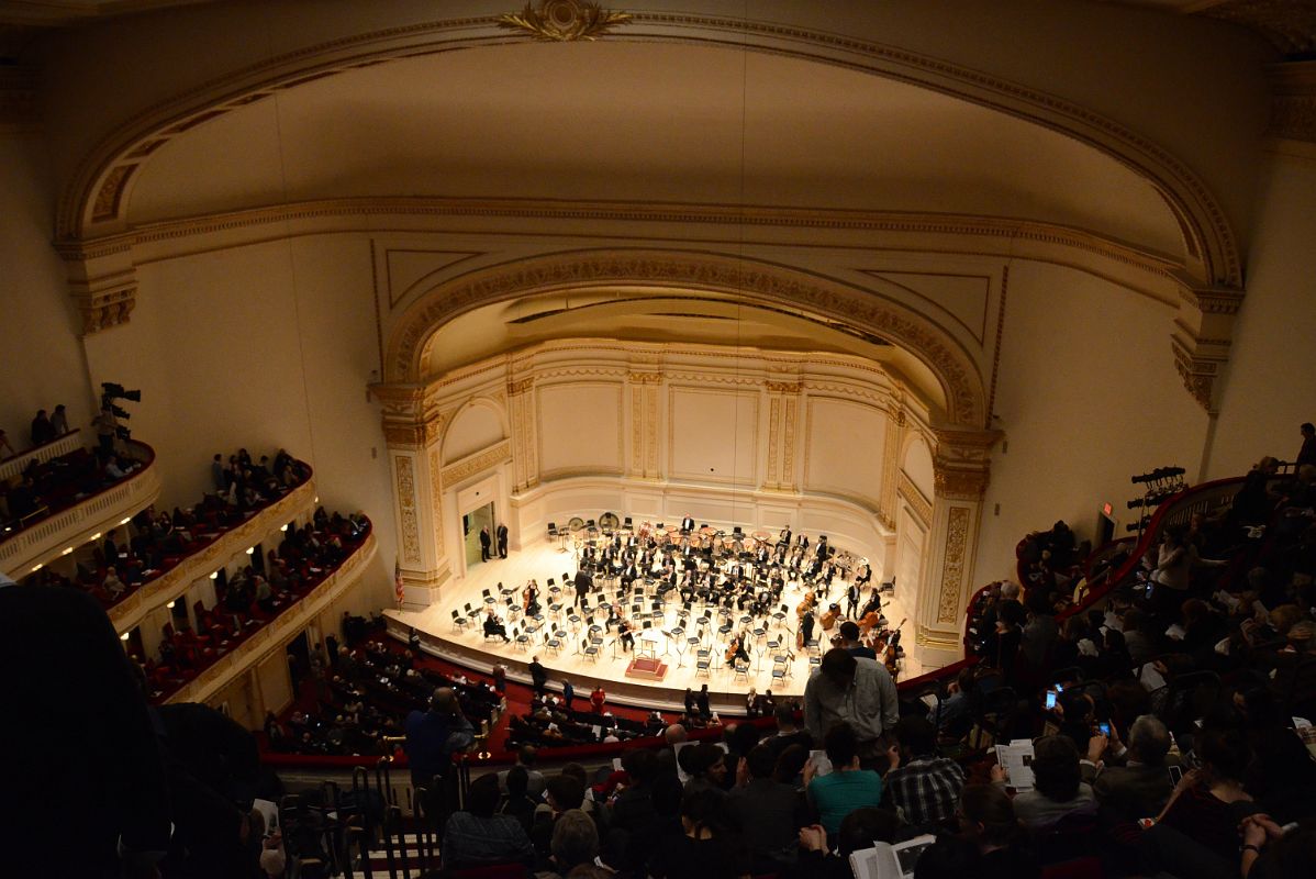 09 Isaac Stern Auditorium From The Balcony Above At Carnegie Hall New York City